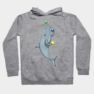 Dolphin Juggler Juggle Hoodie